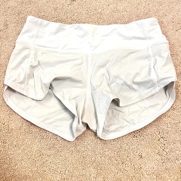 Lululemon Shorts (White, Back Pocket) - Picture 1 of 3